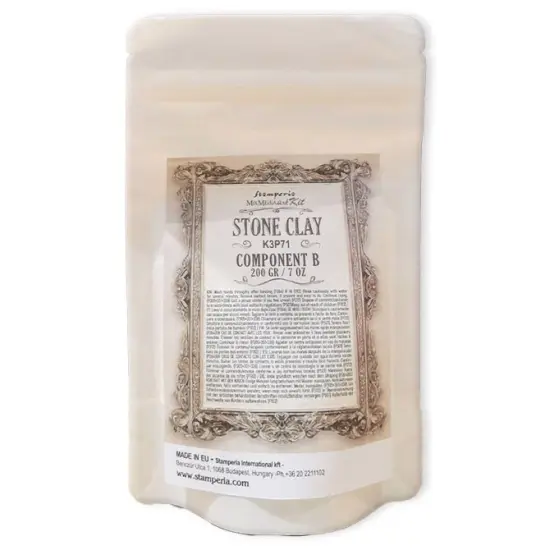 Stamperia Stone Clay Set-80ml + 200g {4}