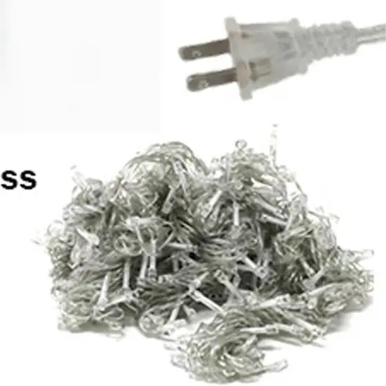 300 LED Curtain String Light w remote White {7}