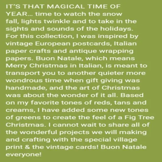 Buon Natale 2.5" Strip Roll (Jelly Roll) by Fig Tree Co for Moda (35400JR) {3}