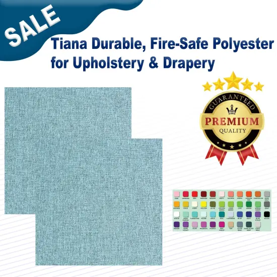 Tiana Durable, Fire-Safe Polyester for Upholstery & Drapery Beige {2}