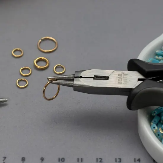 The Beadsmith 4-in-1 Ergonomic Pliers - All-Purpose Jewelry Making Tool w/Comfort Grip, 5.25&rdquo;, Create Loops, Cut and Flatten Wire, Close Jump Rings {2}