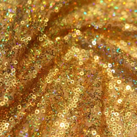 1 Yard Flirt Stretch Mesh Sequin Fabric Lightweight 4-Way Stretch Embroidered Cluster Sequins 60" Width Royal/Royal {5}
