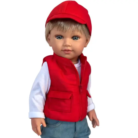 Carter 18 Inch Fashion Doll &ndash; All Vinyl, Blonde Hair, Blue Eyes {2}