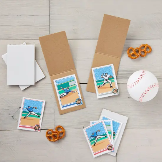 75 Pack Corrugated Cardboard Sleeves for Sports Cards, Trading Card Shipping Supplies, Flat Vending 3 x 4.5" {3}