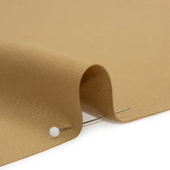 1 Yard Latte Silk 4 Ply Crepe 44" Wide Luxury Beige Fabric for Bridal & Evening Wear {2}