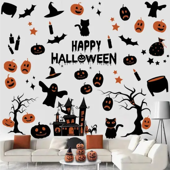 Halloween Wall Sticker Decorations {1}