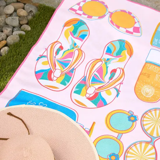 Palm Springs Beach and Pool Towel {5}