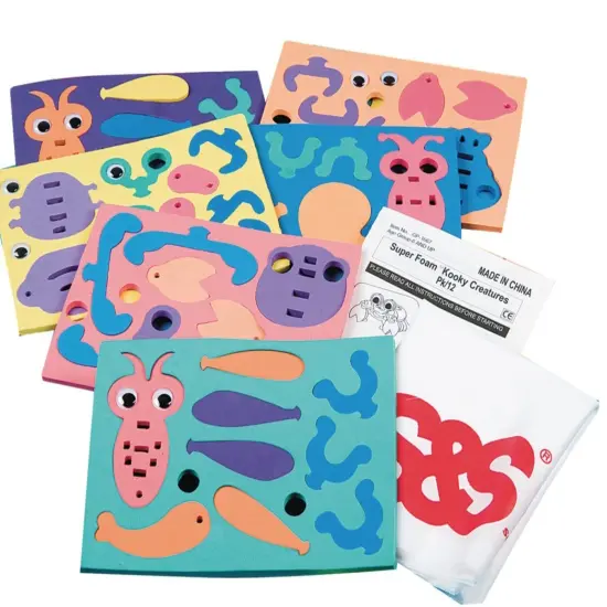 Super Foam&reg; Kooky Critters Craft Kit (Pack of 12) {3}