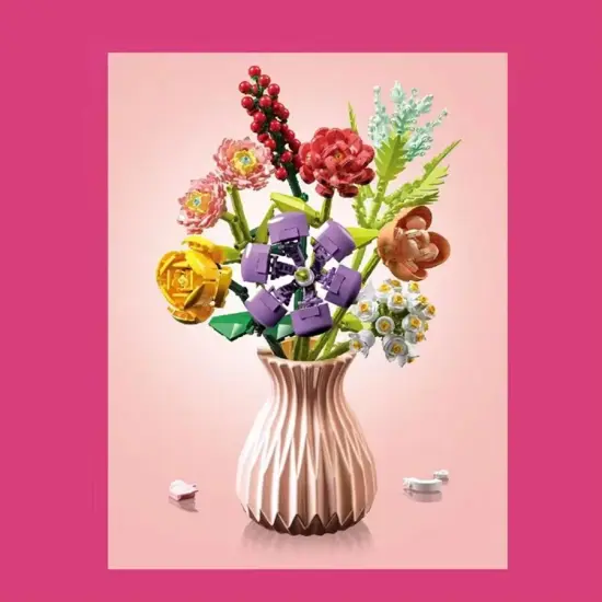 Constructor flower bouquet in a vase F07M9-8(109) {2}