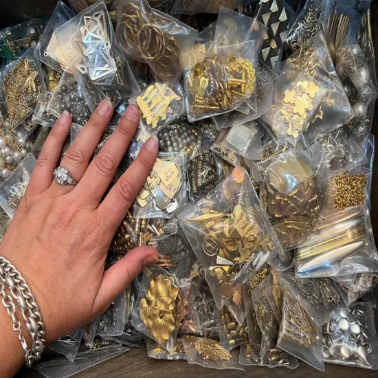 Mystery Bulk Wholesale Lot of Metal Charms & Metal Findings and Components {5}