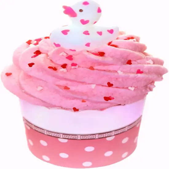 4E's Novelty 24 Pack Valentines Rubber Duck: 2" Mini Red Rubber Ducky with Heart {5}