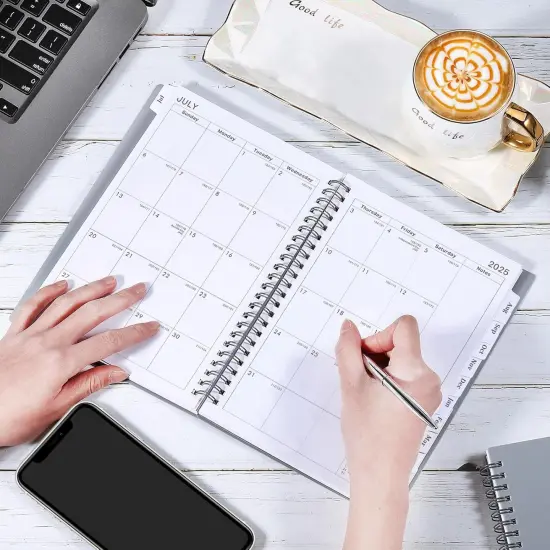 2025-2026 Planner - Jul 2025 - Jun 2026, 2025-2026 Planner Weekly and Monthly, 6.25" &times; 8.3", Tabs, Inner Pocket, Strong Twin-Wire Binding, Improving Your Time Management Skill {6}
