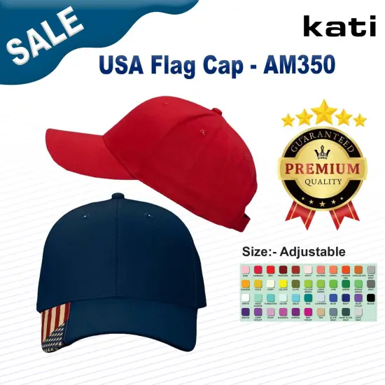 Kati&reg; USA Flag Cap Black/ USA {3}