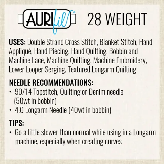 Medium Bark (1285) | 28wt Large Spool (750M / 820Y) | Aurifil Thread {4}
