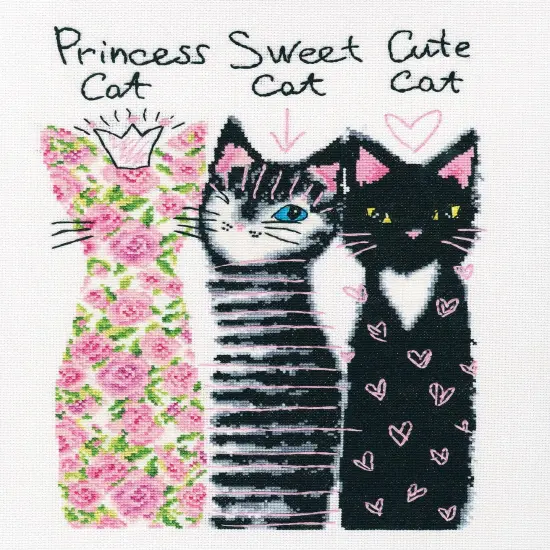 Cross-stitch Kit "Girlfriends" M739 {1}