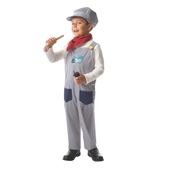 Rubies Thomas and Friends Conductor Boys Halloween Costume - Small 4-6 Blue {3}
