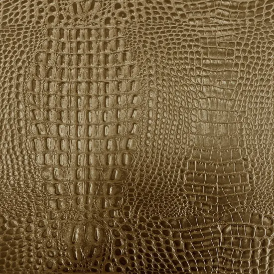 1 Yard Marine Gator Vinyl Fabric Waterproof Anti UV Outdoor Upholstery 54" Width Dark Brown {1}