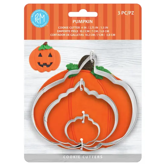 Pumpkin Cookie Cutter 3 PC Nested Set {1}
