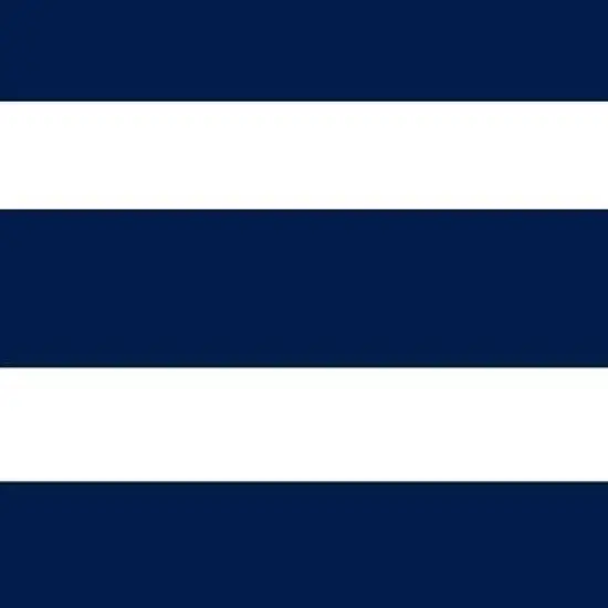 1 Yard Two Inch Stripe Poly Cotton and Polyester Fabric 58/59 Inches Wide Navy Blue {1}