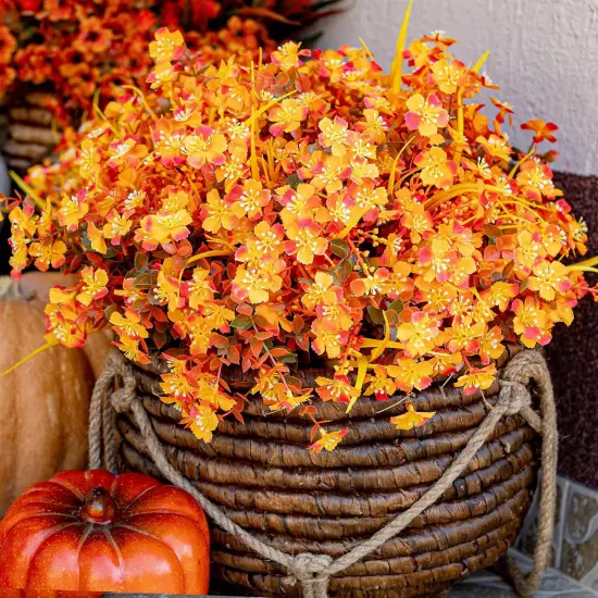Artificial Mums for Outdoor Fall Flowers {2}