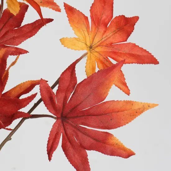 Artificial Maple Leaves Fall Branches {2}