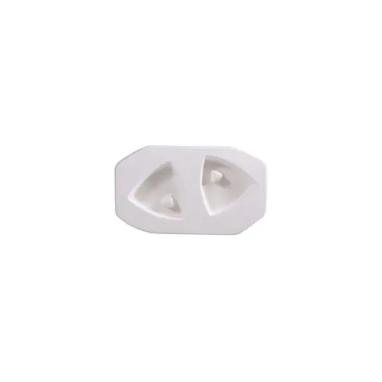 5.5" x 3.5" x 1" Two Holey Trilliant Glass Fusing Kiln Mold {3}