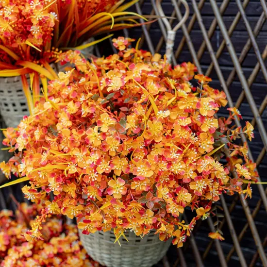 Artificial Mums for Outdoor Fall Flowers {3}