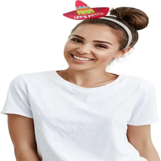 24 Pack Let's Fiesta Sombrero Party Hats for Cinco de Mayo Favors, Mexican Themed Party Decorations (4 Colors) {3}