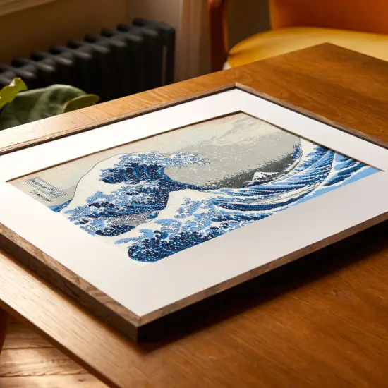 DMC Advanced Cross Stitch Kit-The Great Wave By Katsushika Hokusai {2}