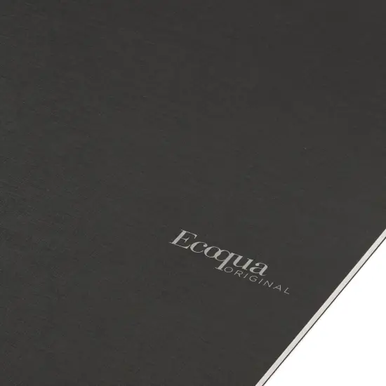 Fabriano Ecoqua Original Saddle-Stitched Notebook, Size A5, 40 Sheets, 5.8" x 8.3" Black {4}