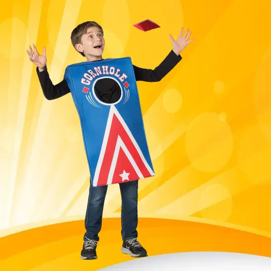 Cornhole Child Costume Tunic with Beanbags Interactive Game Outfit {2}