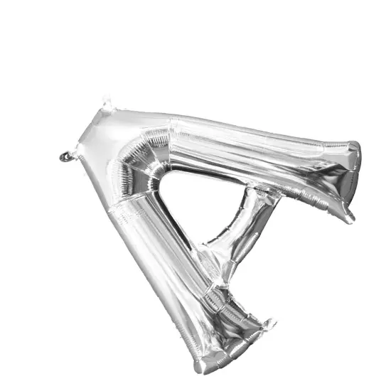 Anagram&reg; Silver Balloon Letter A 16 Inch {5}