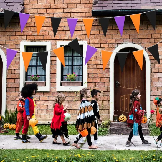 10 Pieces 328 ft Halloween Pennant Banner {4}