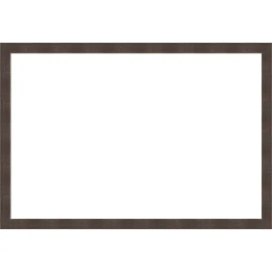 Whiskey Brown Rustic Framed Dry Erase Magnetic Board {1}