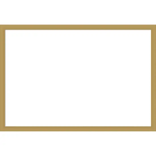 Grace Narrow Framed Dry Erase Magnetic Board Nickel {7}