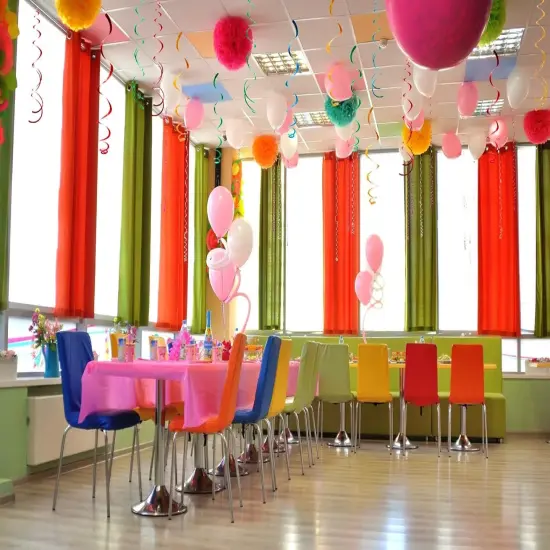 30 pcs Gold Hanging Swirl Party Decorations {4}