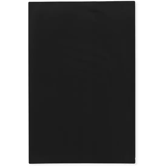 Plymor 6" x 9", Black 2 Mil Flat Open Plastic Poly Bags {1}