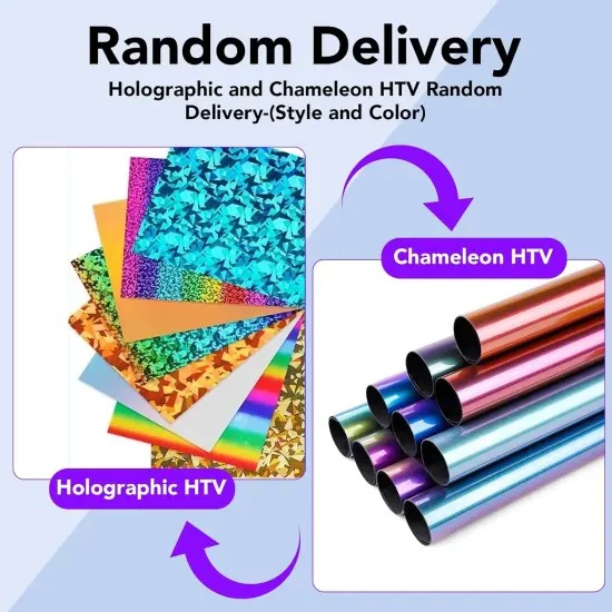HTV Heat Transfer Vinyl Bundle: 80 Pack 12" x 10" Iron on Vinyl for T-Shirt-53 Assorted Colors {2}