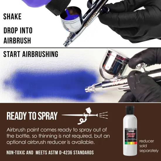 Dark Brown, Transparent Acrylic Airbrush Paint, 8 oz. {3}