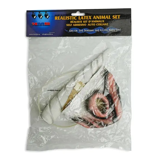 Unicorn Adult Costume Horn Headband & Nose Set {3}