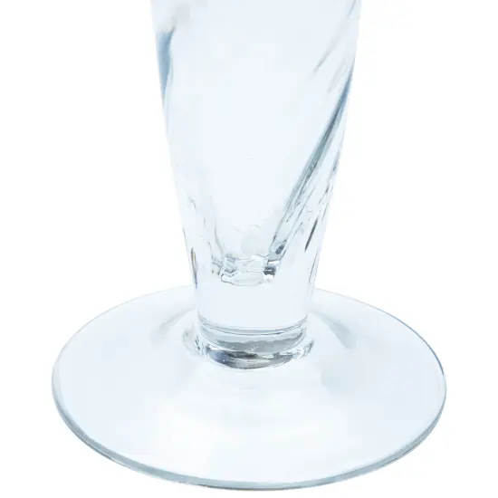 Northlight Glass Swirled Taper Candle Holder - 16" Clear {7}