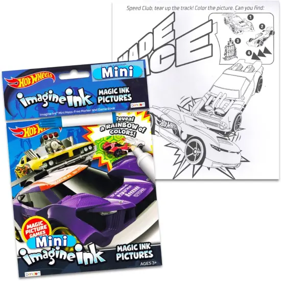 Monster Jam and Hot Wheels Magic Ink Coloring Book Set {3}