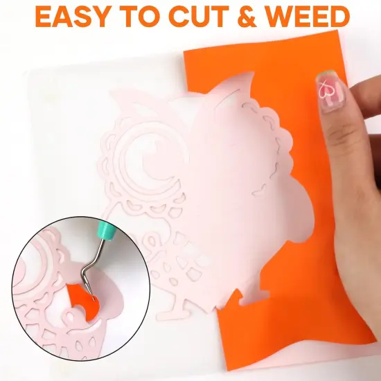 HTV Heat Transfer Vinyl Bundle - 20 Pack 12'' x 3FT Iron on Vinyl-20 {5}