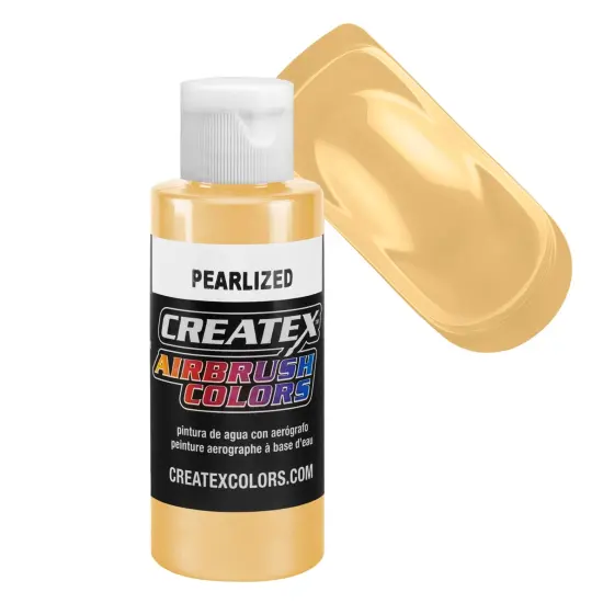 Satin Gold - Pearlized Airbrush Paint, 2 oz. {1}