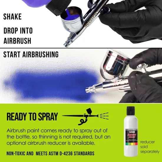 Chartruese, Transparent Acrylic Airbrush Paint, 8 oz. {3}