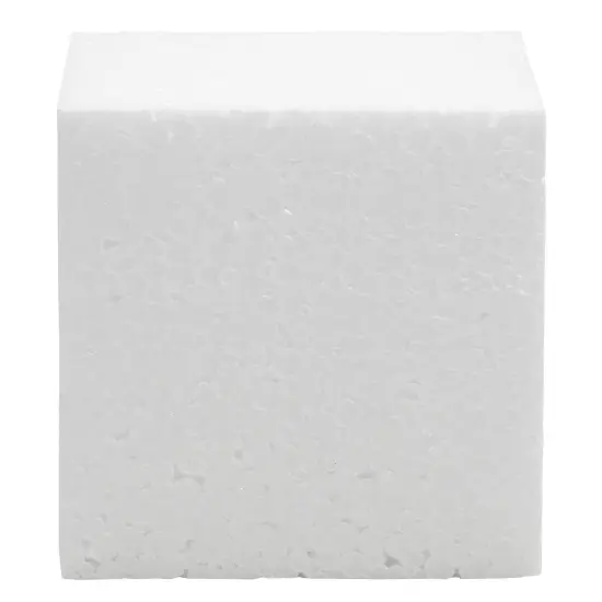 30 Pack Foam Craft Blocks for Modeling, 3 Inch Mini Square Cubes for Sculpting, School Projects (White Polystrene) {6}