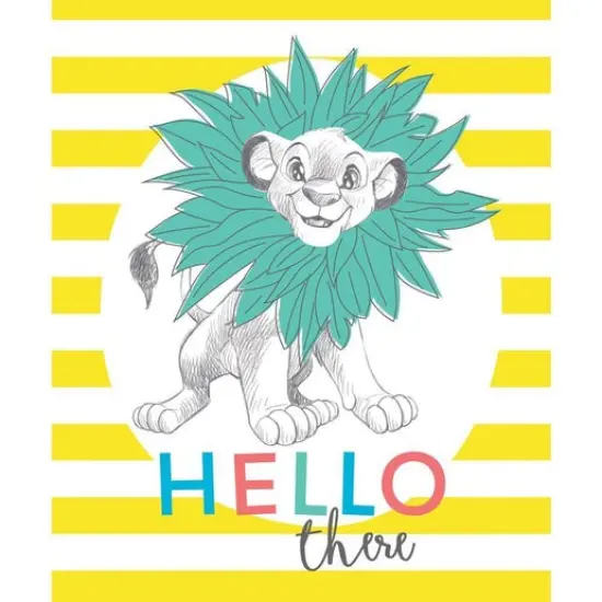 Disney Dress To Impress Collection - Lion King Simba Hello There Panel - Yellow {1}