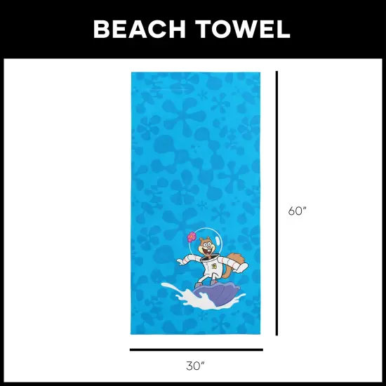 Nickelodeon Spongebob Squarepants Beach Towel Surfing sandy {6}