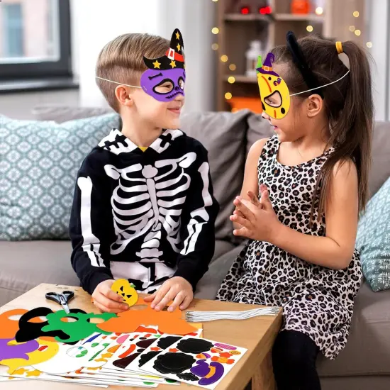 Halloween Mask Craft Kits for Kids {5}