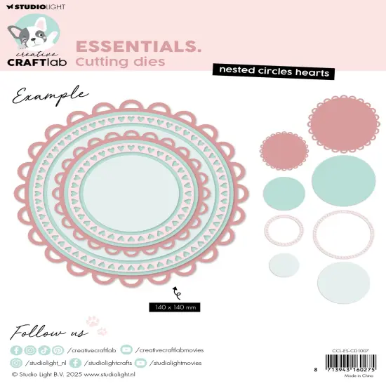 Creative Craftlab Essentials Cutting Die-Nested Circles {3}
